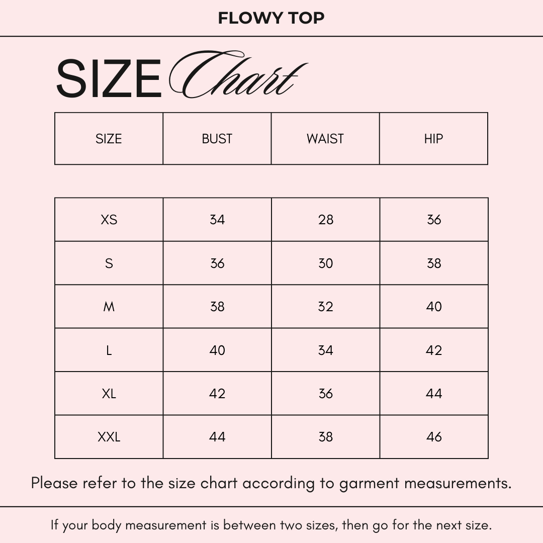 Size Chart- Studioanne