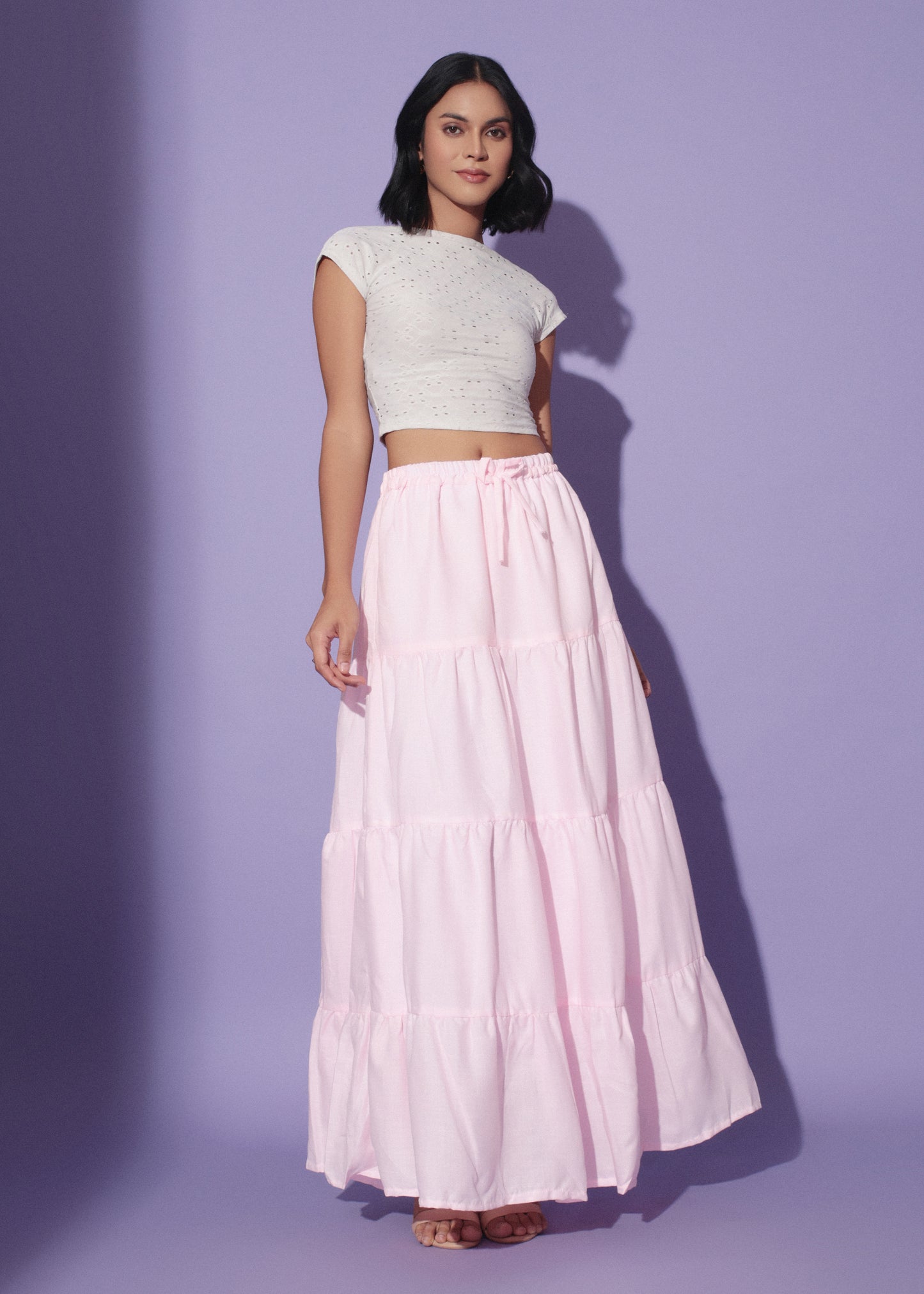 Bubblegum Maxi Skirt Pink