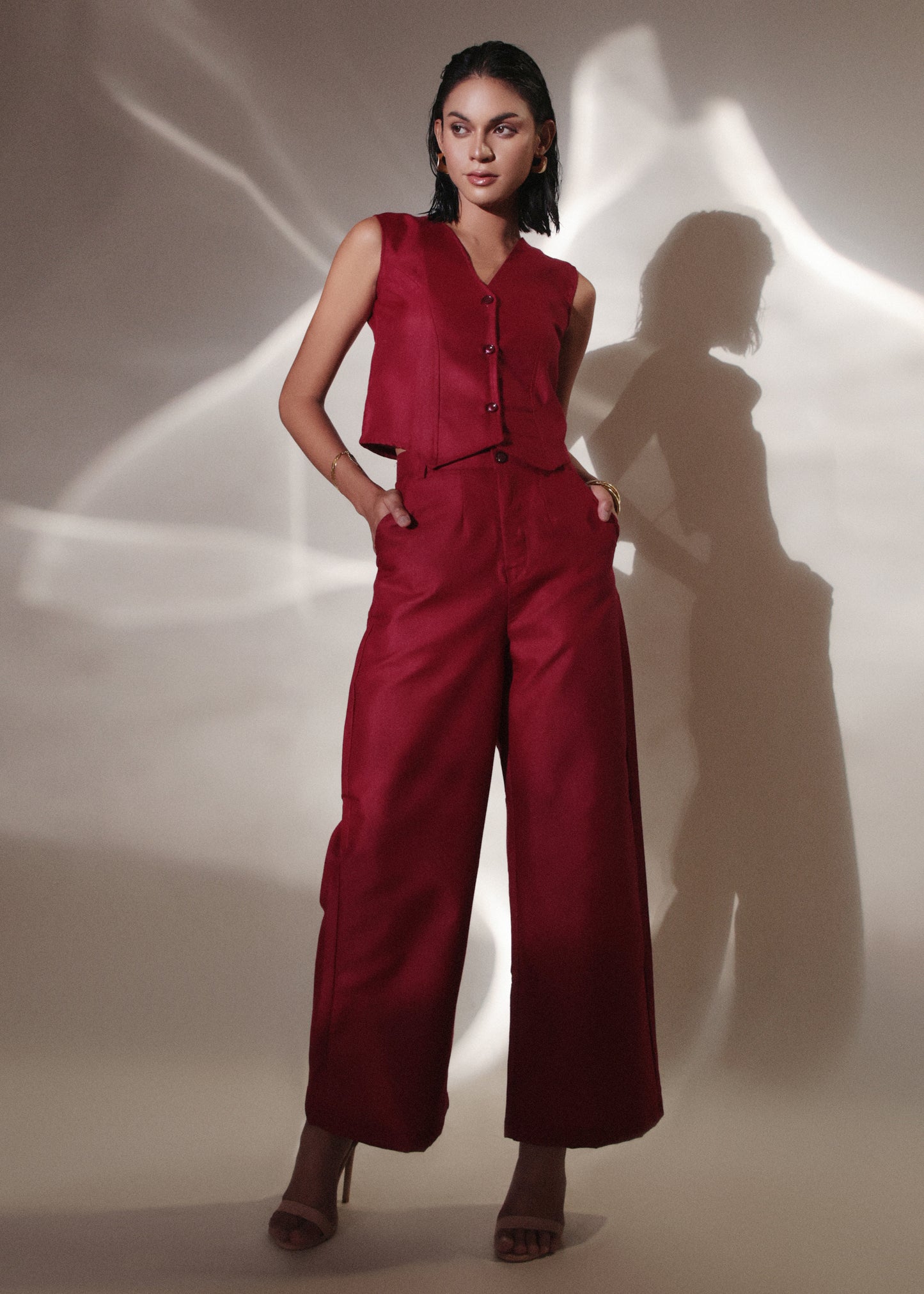 Cherry Linen Pants for Women | Stylish and Comfortable