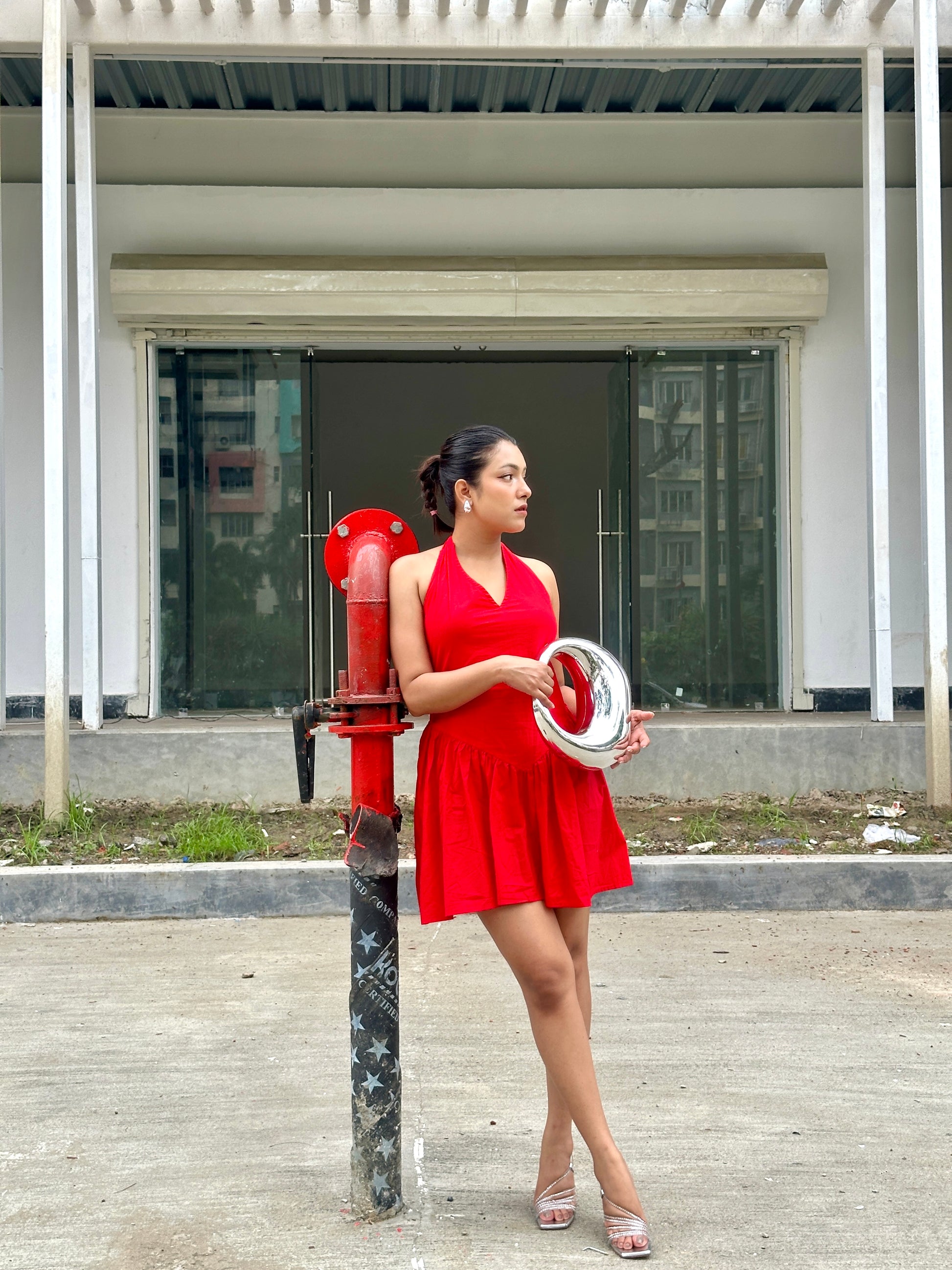 Scarlet Red Mini Dress for Women | Chic and Stylish