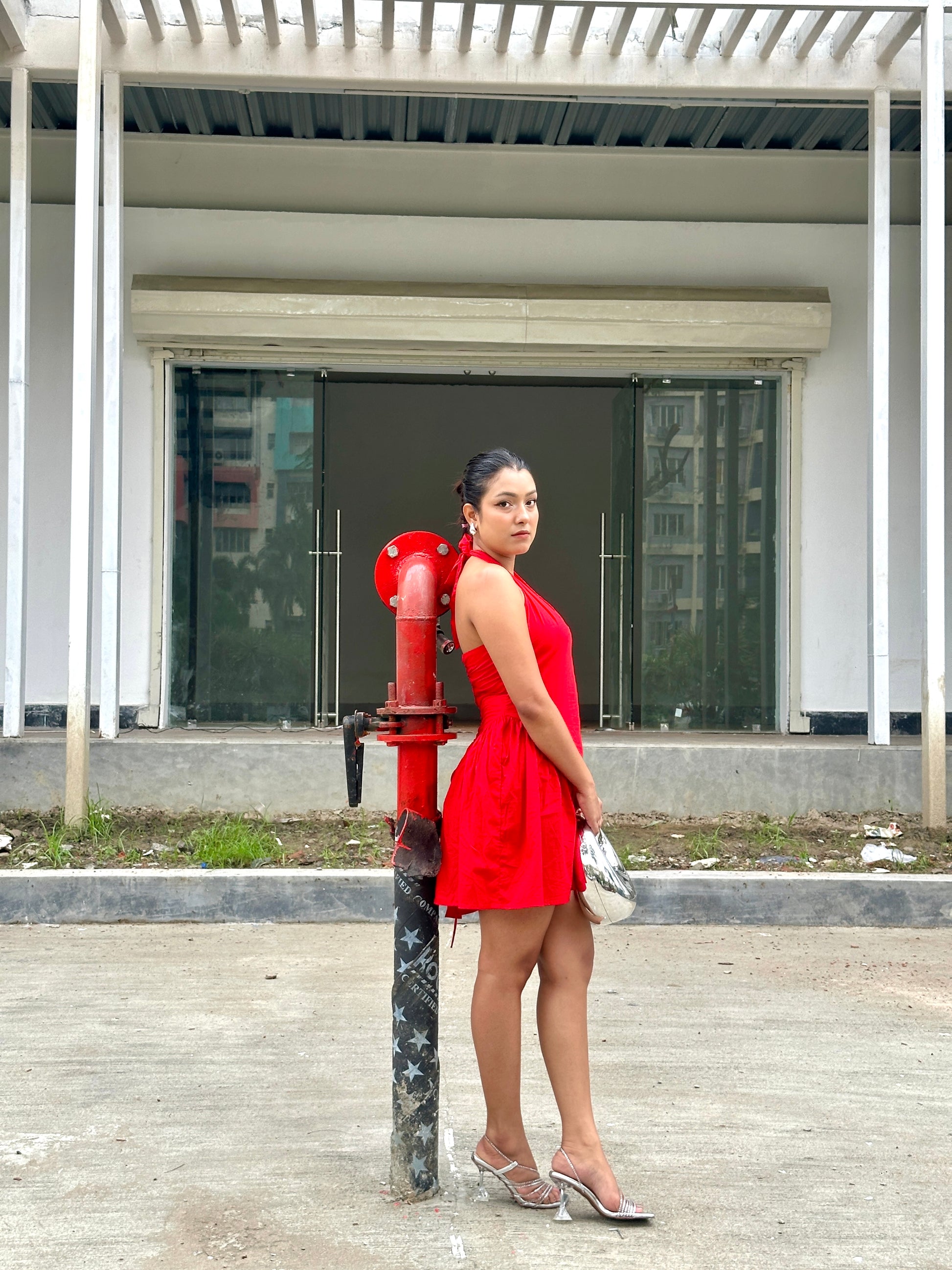 Scarlet Red Mini Dress for Women | Chic and Stylish