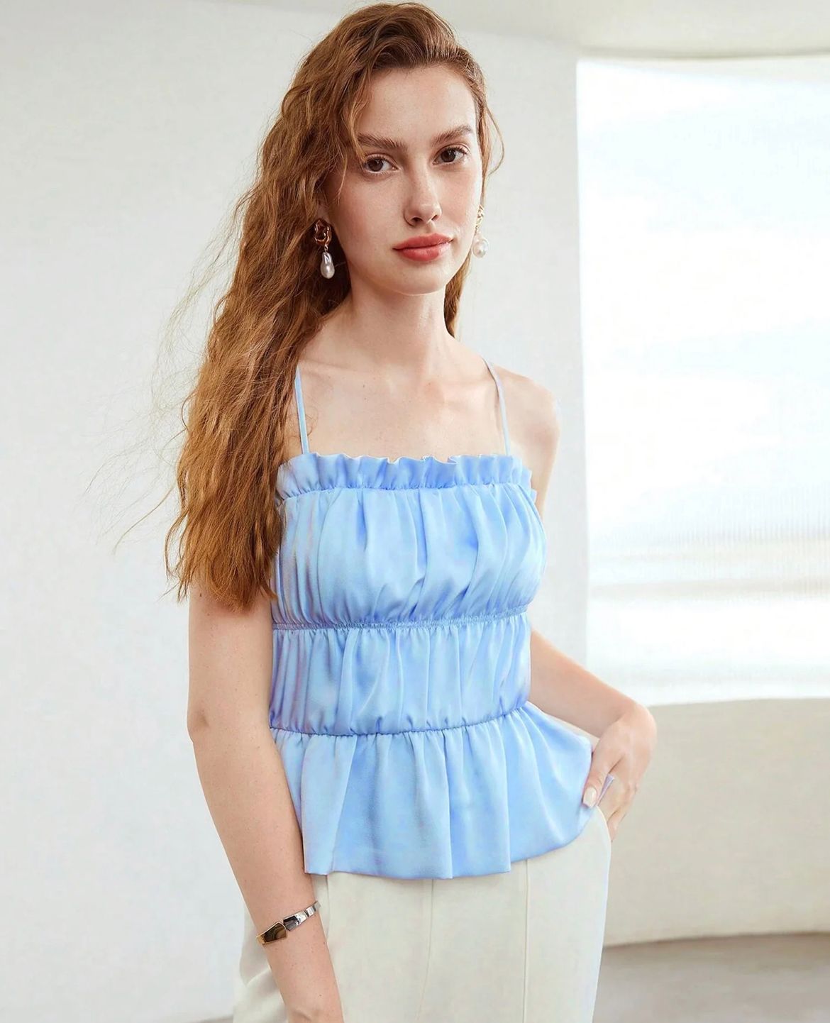 Sky Blue Dream Top- Studioanne