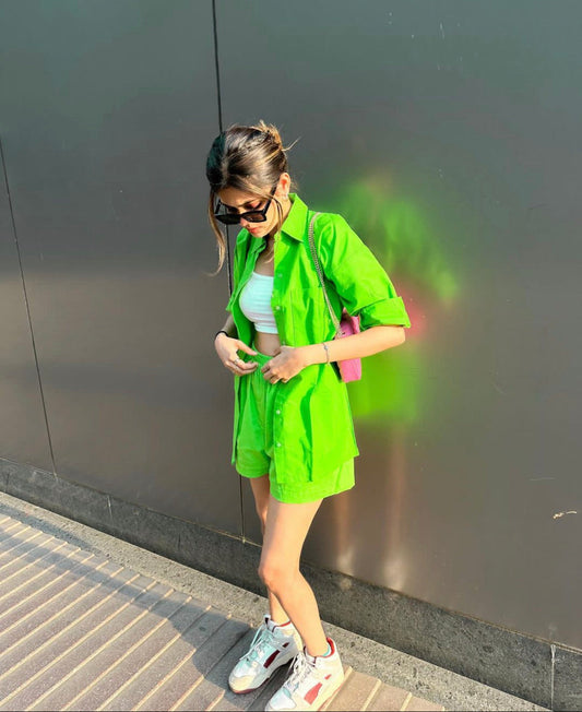 Lime Oversized Shirt