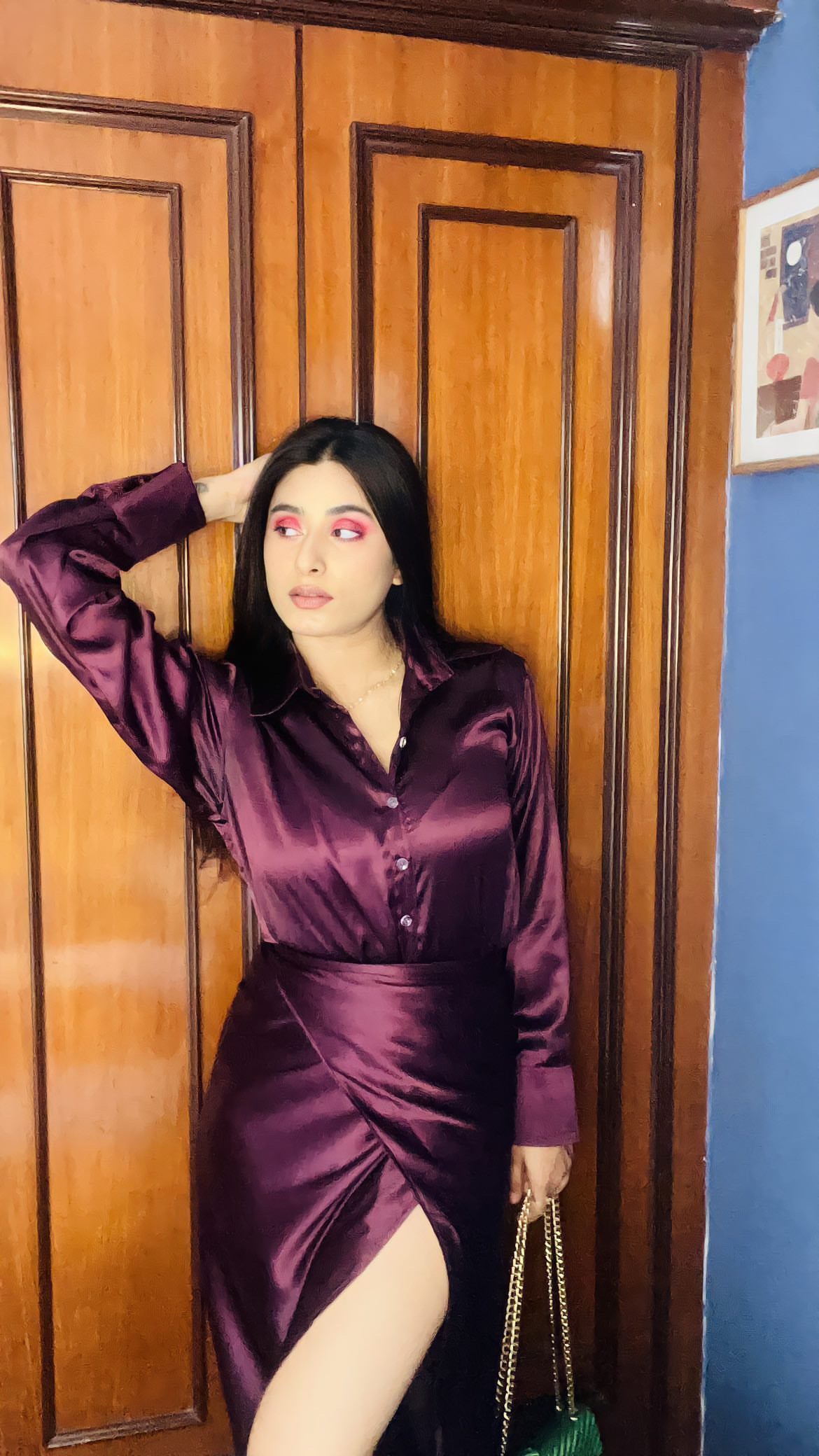 Wine Babe Coord Set for women online India 